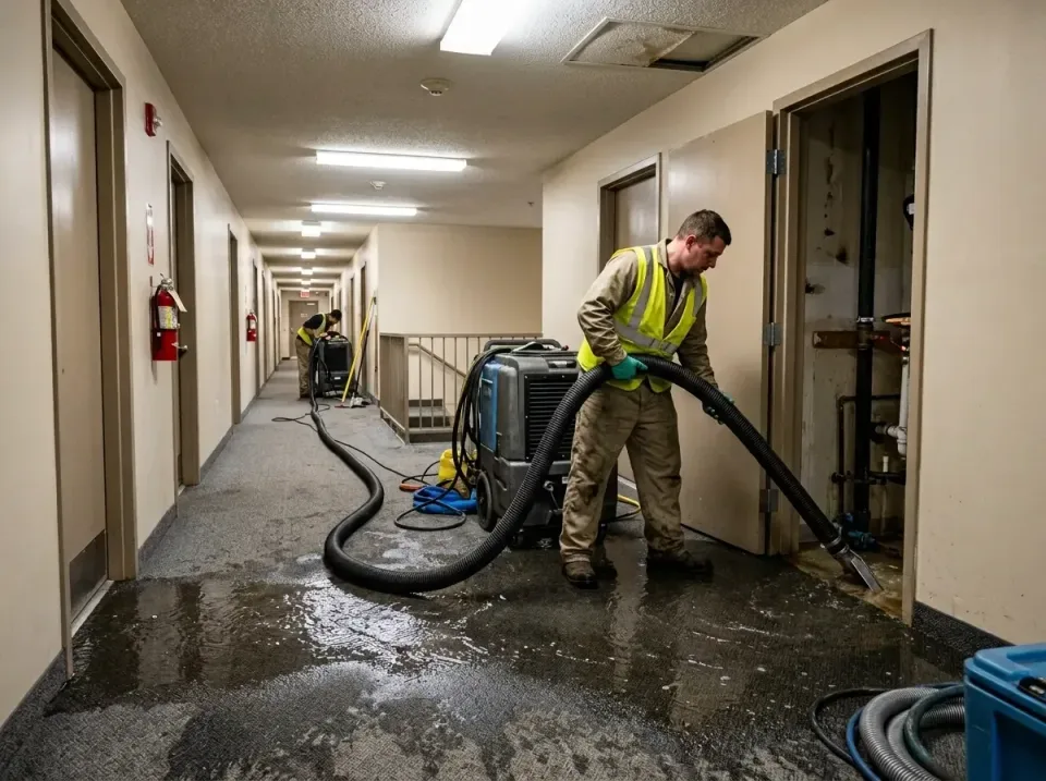 multi-unit-apartment-hallway-f-005 — frequently asked questions, Emergency Burst Pipe Water Extraction & Removal in Hidden M…